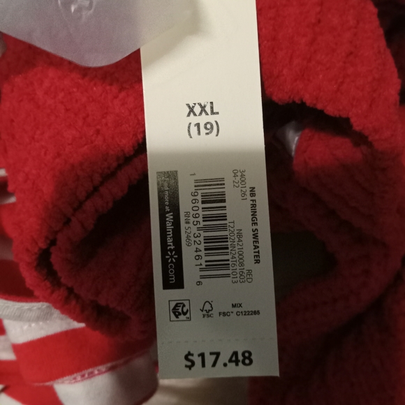 ♥️♥️🤍 NWT Faded Glory Striped Top (1) No Boundaries Sweater (1) XXL Juniors Lot - Picture 6 of 8